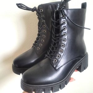 Black Combat Boots